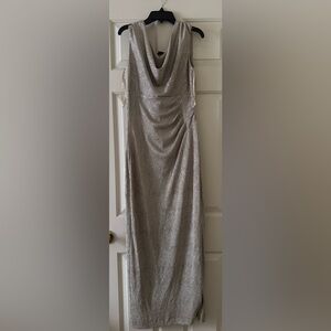 Ralph Lauren Silver Asymmetrical Skirt